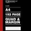 2 Quire / 192 pages A4 Counter Books Quad and Margin