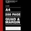 3 Quire / 288 pages A4 Counter Books Quad and Margin