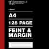 128p A4 Counter Books Feint and Margin