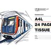 24p A4L Drawing Books - Tissue