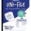 Marlin Uni-File Display Books 10 Pocket