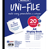 Marlin Uni-File Display Books 20 pocket