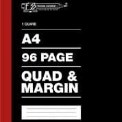 1 Quire / 96 pages A4 Counter Books Quad and Margin