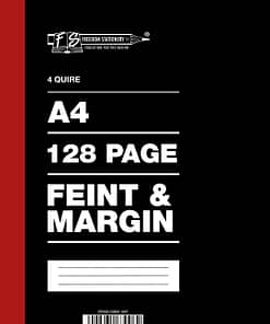 128p A4 Counter Books Feint and Margin