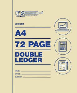 72p A4 Accounting Books Ledger