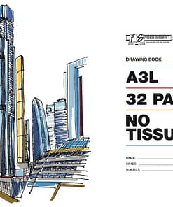 32p A3L Drawing Books - No Tissue