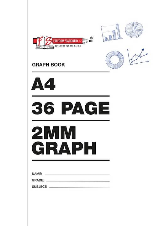 36p A4 Graph Books 2mm